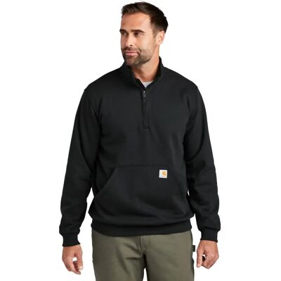 Carhartt Quarter-Zip Sweatshirt (105294) - black Carhartt Quarter-Zip Sweatshirt (105294) - black
