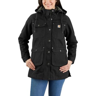 Carhartt Loose Fit Weathered Duck Damen (105512) - schwarz Carhartt Loose Fit Weathered Duck Damen (105512) - schwarz