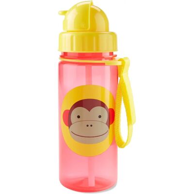Skip Hop Zoo Rietfles Roze - Dieren thema, BPA-vrij, 385ml Skip Hop Zoo Rietfles Roze - Dieren thema, BPA-vrij, 385ml