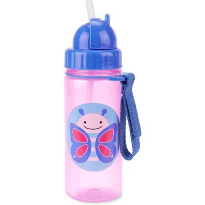 Skip Hop Zoo Trinkflasche - Schmetterling - 385ml - Babyflasche Skip Hop Zoo Trinkflasche - Schmetterling - 385ml - Babyflasche