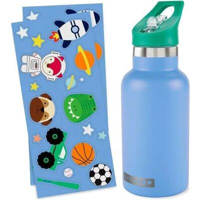 Skip Hop - Edelstahlflasche - Blau - 380ml - Bottle Skip Hop - Edelstahlflasche - Blau - 380ml - Bottle