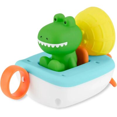 Skip Hop Babysim badleksak Croc The Boat 3-delars set Skip Hop Babysim badleksak Croc The Boat 3-delars set