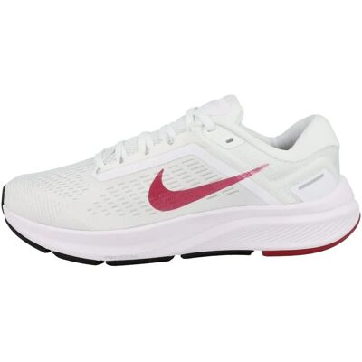 Nike Damen Air Zoom Struktur 24 Laufschuhe - Weiß/Rosa - Laufschuhe Nike Damen Air Zoom Struktur 24 Laufschuhe - Weiß/Rosa - Laufschuhe