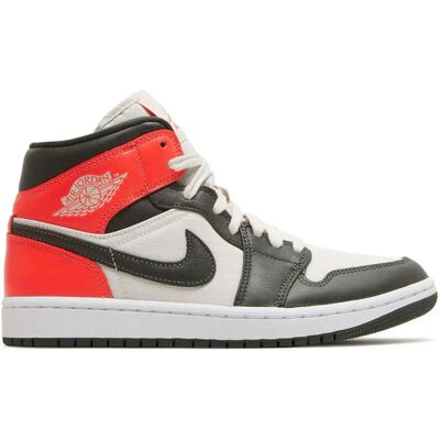 Nike Jordan Mid Newsprint Light Orewood Brown - Sneakers Nike Jordan Mid Newsprint Light Orewood Brown - Sneakers