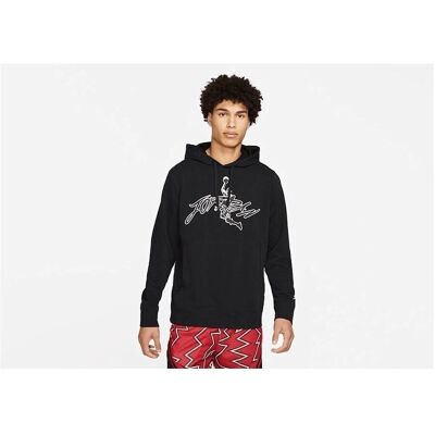 Nike Air Jordan Dri-fit Fleece Grafic Bluza z kapturem - Męska Cały rok Czarny Nike Air Jordan Dri-fit Fleece Grafic Bluza z kapturem - Męska Cały rok Czarny