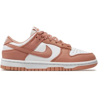 Baskets Nike Rose Whisper - Cuir texturé, Blanc, Rose - Publicité Baskets Nike Rose Whisper - Cuir texturé, Blanc, Rose - Publicité