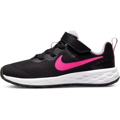 Nike Revolution 6 Jeunes Enfants (DD1095) - noir/rose hyper/rose mousse - Publicité Nike Revolution 6 Jeunes Enfants (DD1095) - noir/rose hyper/rose mousse - Publicité