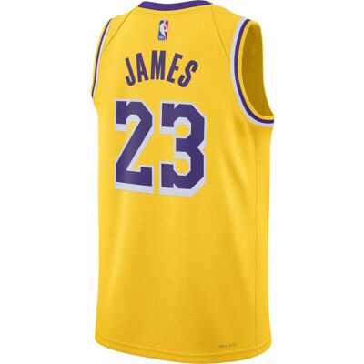 Nike Los Angeles Lakers LeBron James 2022/23 Swingman Jersey - Gelb Nike Los Angeles Lakers LeBron James 2022/23 Swingman Jersey - Gelb