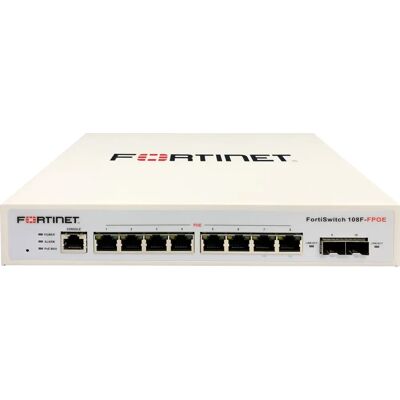 Fortinet FortiSwitch 108F-FPOE Hanterad Layer 2+ Gigabit Ethernet - Managed Switch Fortinet FortiSwitch 108F-FPOE Hanterad Layer 2+ Gigabit Ethernet - Managed Switch