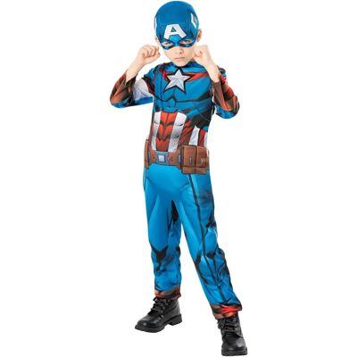 Rubie’s Marvel Avengers Captain America Barnkostym 5-6 år Rubie’s Marvel Avengers Captain America Barnkostym 5-6 år