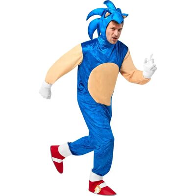 Rubies Sonic Blue Deluxe Men Costume - Costumes Rubies Sonic Blue Deluxe Men Costume - Costumes