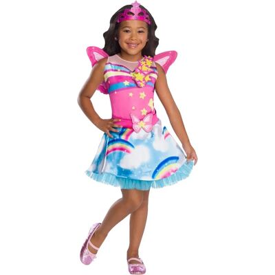 Déguisement Fée Barbie - Arc-en-ciel et étoiles Déguisement Fée Barbie - Arc-en-ciel et étoiles