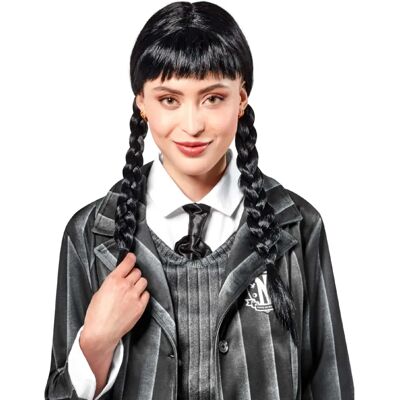 Rubie's Wednesday Adams Damenperücke - Kostümzubehör Rubie's Wednesday Adams Damenperücke - Kostümzubehör