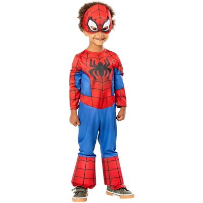 Rubies Spider-Man Kostuum voor kinderen - 3-4 jaar - Blauw/Rood/Zwart Rubies Spider-Man Kostuum voor kinderen - 3-4 jaar - Blauw/Rood/Zwart