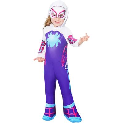 Costume Ghost Spider di Rubies - 2-3 Anni - Festa Halloween Costume Ghost Spider di Rubies - 2-3 Anni - Festa Halloween