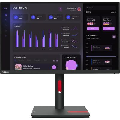Lenovo T24i-30 IPS Full HD LED-skärm - LED-skärm Lenovo T24i-30 IPS Full HD LED-skärm - LED-skärm