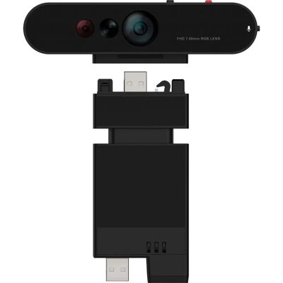 Lenovo ThinkVision MC60 (S) Webcam - 1920x1080, USB 2.0, Preto Lenovo ThinkVision MC60 (S) Webcam - 1920x1080, USB 2.0, Preto