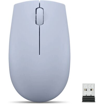 Mouse Sem Fio Lenovo 300 - Óptico, Azul, 1000 dpi Mouse Sem Fio Lenovo 300 - Óptico, Azul, 1000 dpi
