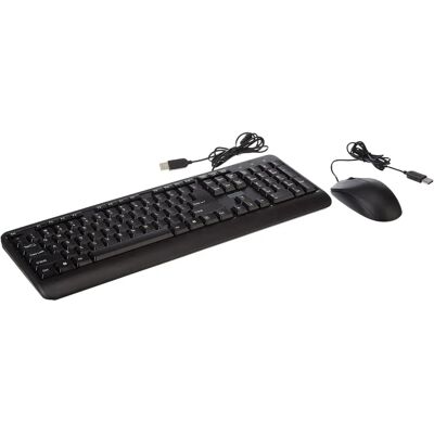 Lenovo 160 Wired Combo - Tastatur und Maus - USB - QWERTY - USA - Schwarz Lenovo 160 Wired Combo - Tastatur und Maus - USB - QWERTY - USA - Schwarz