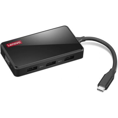 Lenovo GX91M73945 Σταθμός σύνδεσης - USB-C, Μαύρο Lenovo GX91M73945 Σταθμός σύνδεσης - USB-C, Μαύρο