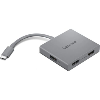 Lenovo GX91R64790 Doka do laptopa - 4K HDMI, USB-C, USB-A, Szary Lenovo GX91R64790 Doka do laptopa - 4K HDMI, USB-C, USB-A, Szary