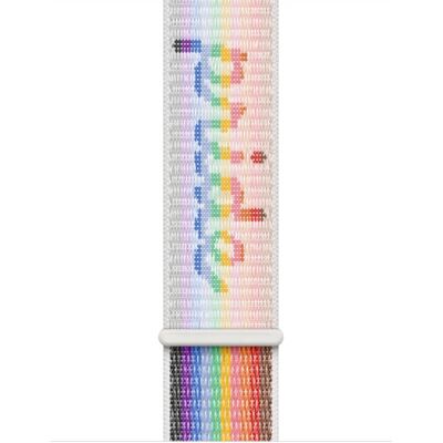 Bracelet en nylon édition Pride Apple MU9P3ZM/A - Publicité Bracelet en nylon édition Pride Apple MU9P3ZM/A - Publicité