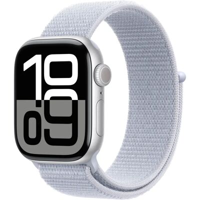 Apple - Series 10 - 42 mm - Niebieski pasek sportowy - Smartwatch Apple - Series 10 - 42 mm - Niebieski pasek sportowy - Smartwatch