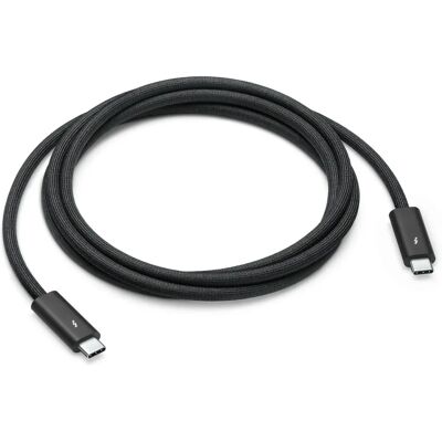 Apple Thunderbolt 4 Pro-kabel - Svart - 1,8m - Thunderbolt-kabel Apple Thunderbolt 4 Pro-kabel - Svart - 1,8m - Thunderbolt-kabel