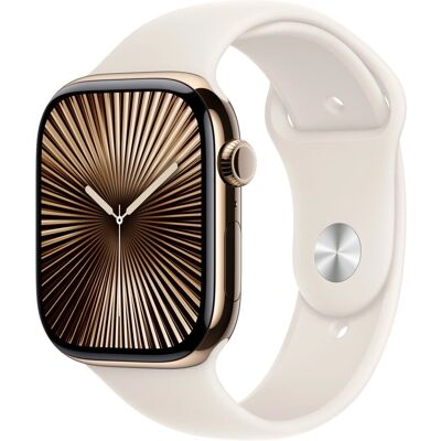 Correa Deportiva Beige de Fluoroelastómero para Apple Watch - Accesorios Correa Deportiva Beige de Fluoroelastómero para Apple Watch - Accesorios