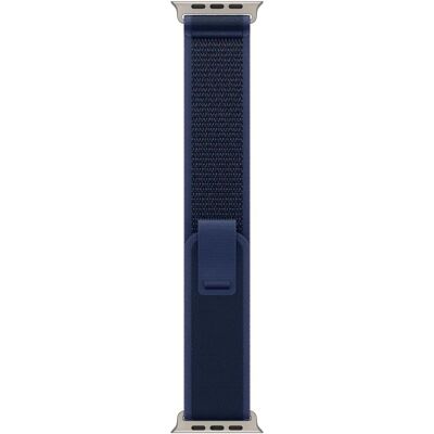 Bracelet en nylon bleu Trail Loop 49mm d'Apple - Accessoires connectés - Publicité Bracelet en nylon bleu Trail Loop 49mm d'Apple - Accessoires connectés - Publicité