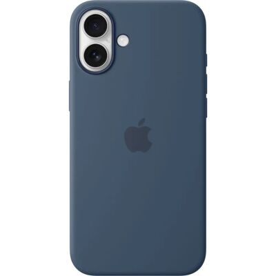 Apple Silikonetui med MagSafe (iPhone 16 Plus) - Denim Apple Silikonetui med MagSafe (iPhone 16 Plus) - Denim