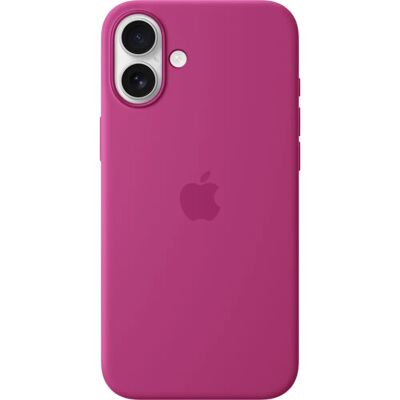 Apple Silikon Case mit MagSafe (iPhone 16 Plus) - Fuchsia Apple Silikon Case mit MagSafe (iPhone 16 Plus) - Fuchsia