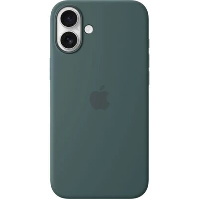 Apple Silikonecover med MagSafe (iPhone 16 Plus) - Søgrøn Apple Silikonecover med MagSafe (iPhone 16 Plus) - Søgrøn