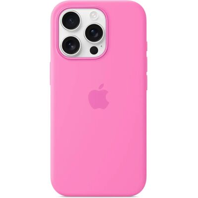 Funda de Silicona Rosa Apple para iPhone 16 Pro - Carcasa Funda de Silicona Rosa Apple para iPhone 16 Pro - Carcasa