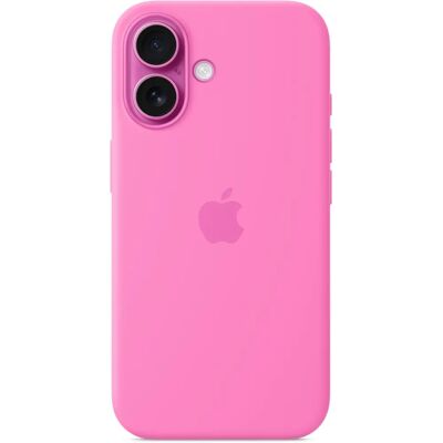 Funda de silicona Apple iPhone 16 con MagSafe - Rosa Funda de silicona Apple iPhone 16 con MagSafe - Rosa
