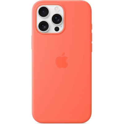 Estojo de silicone para iPhone 16 Pro Max - Laranja Estojo de silicone para iPhone 16 Pro Max - Laranja