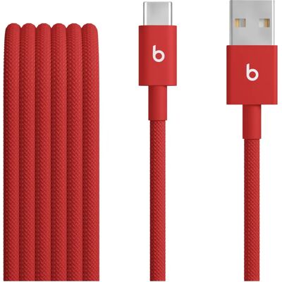 Cabo USB Beats Apple 1,5m - Vermelho - USB Tipo A para USB C Cabo USB Beats Apple 1,5m - Vermelho - USB Tipo A para USB C