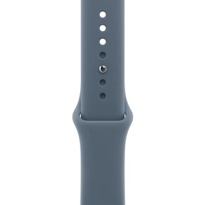 Bracelet en silicone bleu MFFW4ZM/A d'Apple - Accessoires connectés - Publicité Bracelet en silicone bleu MFFW4ZM/A d'Apple - Accessoires connectés - Publicité