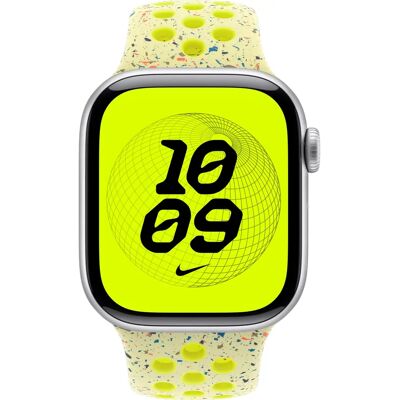 Apple MGA94ZM/A Bracelet sport jaune en aluminium et fluoroelastomère - Accessoires connectés Apple MGA94ZM/A Bracelet sport jaune en aluminium et fluoroelastomère - Accessoires connectés