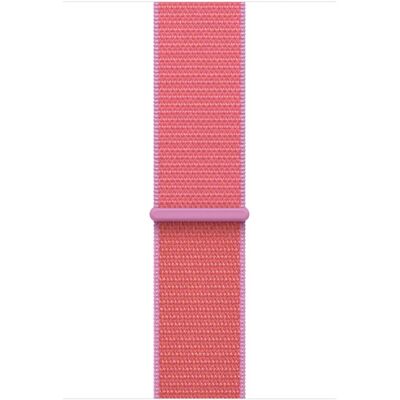 Apple Rode Gerecyclede Nylon Sport Loop voor Apple Watch 46mm - Slim Accessoire Apple Rode Gerecyclede Nylon Sport Loop voor Apple Watch 46mm - Slim Accessoire