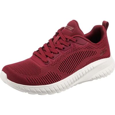 Skechers Bobs Squad Chaos Face Off Rot Weiß Damen Turnschuhe - Produkttyp Skechers Bobs Squad Chaos Face Off Rot Weiß Damen Turnschuhe - Produkttyp