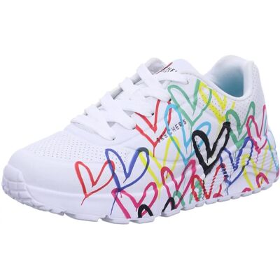 Skechers JGoldcrown: Uno Lite - Spread the Love (314064L) - blanco/multicolor WMLT Skechers JGoldcrown: Uno Lite - Spread the Love (314064L) - blanco/multicolor WMLT