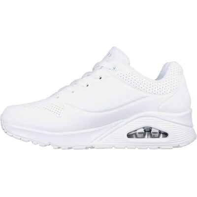 Skechers Weiße Sneakers - Casual Low Top Schuhe für Damen Skechers Weiße Sneakers - Casual Low Top Schuhe für Damen