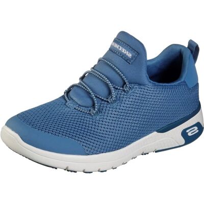 Skechers Women's Marsing Waiola Slip Resistant Safety Trainer - Blue - Size 8 Skechers Women's Marsing Waiola Slip Resistant Safety Trainer - Blue - Size 8