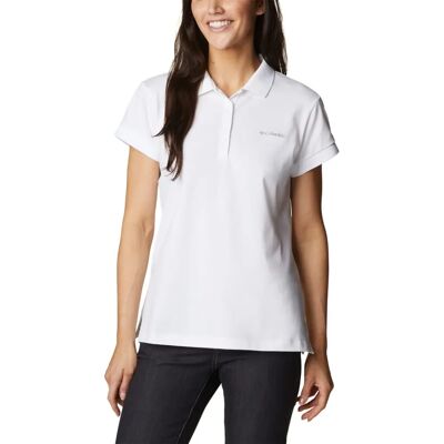 Columbia Lakeside Trail Polo - Casual Bawełna - Biały Columbia Lakeside Trail Polo - Casual Bawełna - Biały