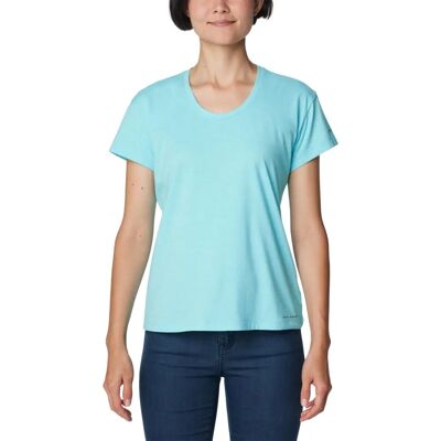 Columbia XS Aquamarine Sun Trek T-shirt - Women Columbia XS Aquamarine Sun Trek T-shirt - Women