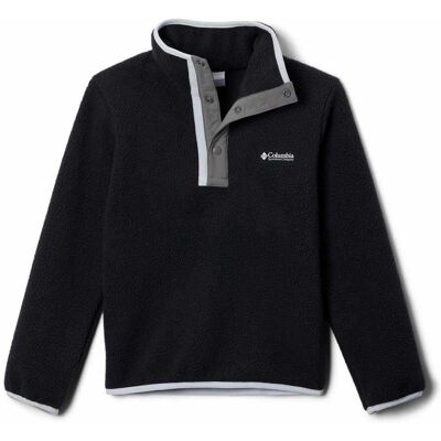 Columbia Helvetia II Sherpa Half Snap Fleece - Unisex - Bambini - Nero Grigio Columbia Helvetia II Sherpa Half Snap Fleece - Unisex - Bambini - Nero Grigio