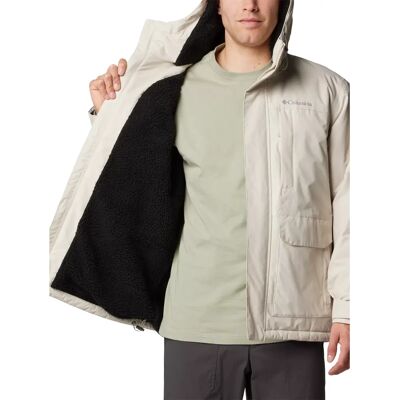 Giacca con cappuccio impermeabile beige Columbia Landroamer - Uomo Giacca con cappuccio impermeabile beige Columbia Landroamer - Uomo