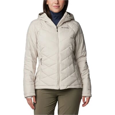 Giubbotto con Cappuccio Termico Isolato Donna Columbia - Pietra Scura Giubbotto con Cappuccio Termico Isolato Donna Columbia - Pietra Scura