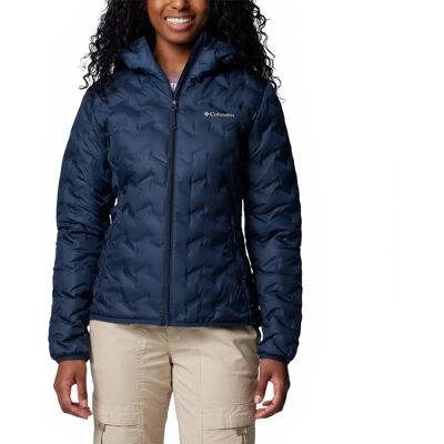 Chubasquero con capucha de plumas Delta Ridge II de Columbia - Azul - Mujer Chubasquero con capucha de plumas Delta Ridge II de Columbia - Azul - Mujer